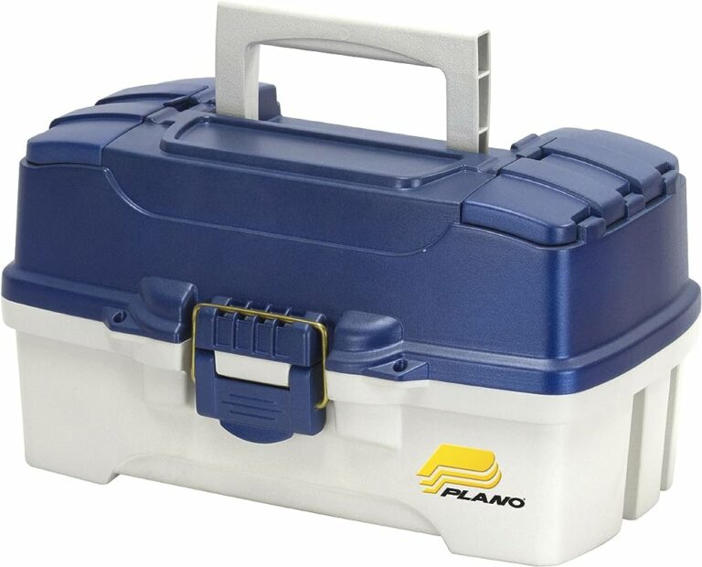 caja de pesca azul