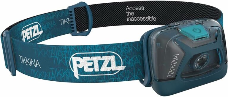 Linterna frontal recargable Petzl TIKKINA: Funcional y Compacta