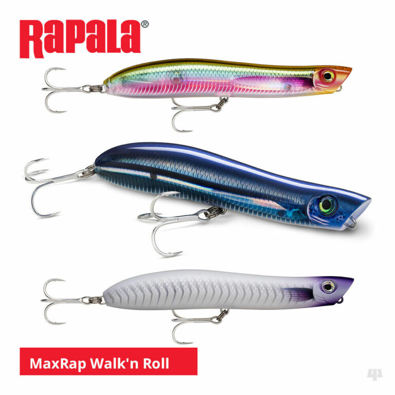 Max Rolls: Señuelo Rapala Max Rap Walk N Roll de 13 cm