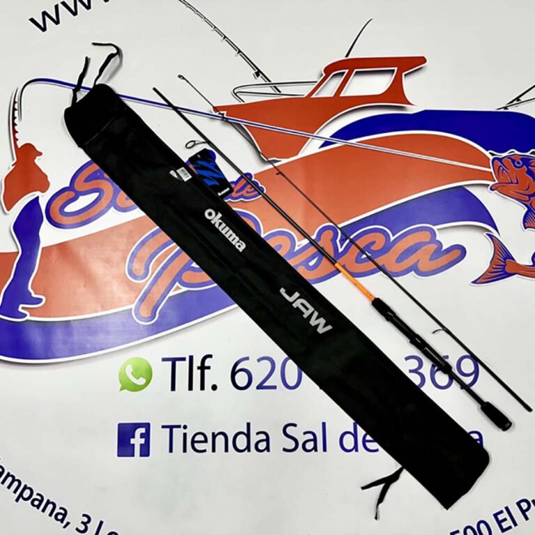 Combo de spinning Okuma Jaw: caña y carrete de calidad